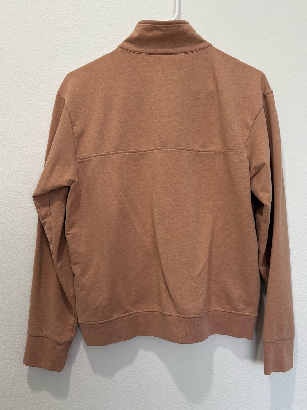 Patagonia Ahnya Organic Cotton Half-Zip Pullover in Heather Tan Size Small - Picture 3 of 10
